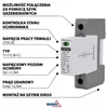 Túlfeszültség levezető 1P, T1, T2 (B+C)-es típus, cserélhető betéttel 12,5kA SPD03-1P-B+C