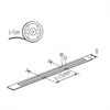 Led szalag 760lm/m 8W/m 4000K 12VDC IP00 COB 8W/M 12 IP00-NW 33366