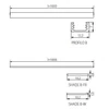 Aluprofil 10mm ledszalaghoz 1000mmx12,2mmx7mm 19161 (10db/csom) PROFILO B