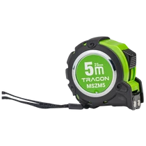 mérőszalag, gumírozott, 2 stoppos; 5m×25mm, mágneses MSZM5