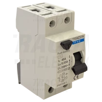 FI 2P 25A 6kA 30mA A / AC osztályú TFG2-25030