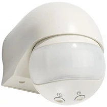 Mozgásérzékelő 180° fehér IP44 12m, 1000W 94513