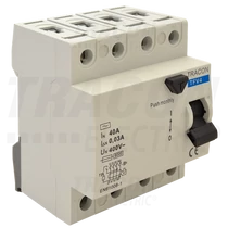FI 4P 40A 6kA 30mA A / AC osztályú TFG4-40030
