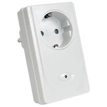 Távirányítós dugalj / csatlakozóaljzat, 1 aljzat, 1 távírányító, 230VAC, 50Hz, 3600W, IP20, 433,92MHz  RCS11