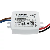 LED tápegység 350mA DC 1-3x 1W 0,5-10V - ADI 350 LED 1…3x1W - téglalap hőbiztosíték fehér 1440