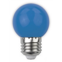 Led E27 1W kisgömb 30lm kék ABDLG45-1W-B