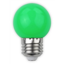 Led E27 1W kisgömb 30lm zöld ABDLG45-1W-G