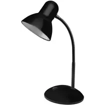 Asztali lámpa kapcsolóval fekete E27-es foglalattal, ABLDLS-B Avide