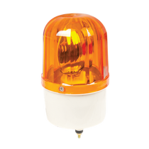 Fényjelző villogó(körbeforgó) 230VAC 8W 70dB sárga 402525Y 