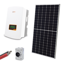 Napelem szett, inverterrel, leválasztó kapcsolóval, vezetékkel 3fázis / 6kW (465W/panel)  98SOL6000M/2