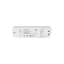 RF dimmer vevő, RGB(W) szalagokhoz, 4-csatornás, nyomógombbal illetve távirányítóval vezérelhető (99RGBREMOTE4-hez) 99RECEIVER4