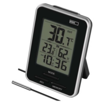 Asztali digitális hőmérő / páratartalom mérő  E0121 1× 1,5 V AA (nem tartozék) E0121