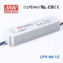 Tápegység 12VDC 60W 5A LPV-60-12 90-264VAC 162,5x42,5x32mm Meanwell