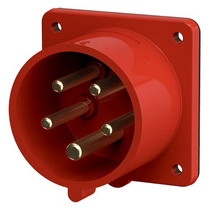 Dugalj dugvilla 32A 5-pólus 400V(50+60Hz) piros IP44 műanyag 1409 (Dfr-324)