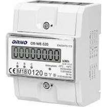Fogyasztásmérő, direkt, 3 fázis  digitális, 3mod 80A MID  hitelesített OR-WE-520