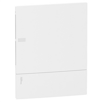 Kiselosztó  süllyesztett  fehér ajtó 24modul (2x12) 1sor IP40 Fehér PE/N sín MIP22212