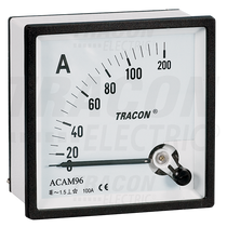 48SLA Analóg ampermérő, AC, direkt /5-ös ACAM48-5 100 / csomag )
