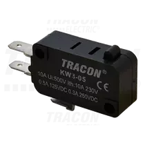 Mikrokapcsoló ütközős KW3-05 Tracon 