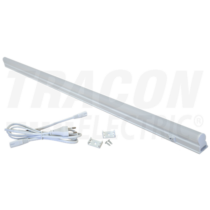 Bútorvilágító 15W T5 led, 1200lm, 3000K, 90cm hosszú, kapcsolóval, fehér LBV15WW Tracon
