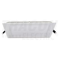 Led panel, süllyesztett,  négyzet 18W 1300lm 4000K IP40 225x225mm LED-DLN-18NW ( 1 / csomag )