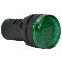 E22-V-G Feszültségmérő (Voltmérő) zöld 24-550V d.:=22,5 NYG3-VG