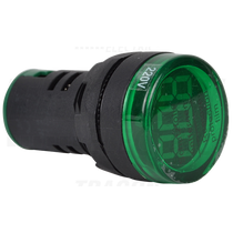 E22-V-G Feszültségmérő (Voltmérő) zöld 24-550V d.:=22,5 NYG3-VG