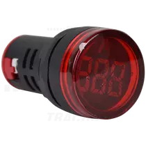 E22-V-R Feszültségmérő (Voltmérő) piros 24-550V d.:=22,5 NYG3-VR