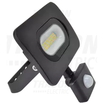 Reflektor ledes  mozgásérzékelővel, tömszelencével 20W 4000K, IP65 100-240VAC 1500lm 10s-7min, 3-10m EEI=A  Tracon RSMDLM20H ( 1 / csomag )