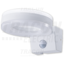 Oldalfali lámpa fehér, mozgásérzékelővel 20W 1700lm 4500K 0s-5m, 3-2000lx, 9m,IP65 SLOM20W