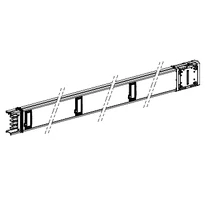 Tokozott síncsatorna, egyenes elem 100A, 5P, 6db leághellyel IP55 3m / db  KSA100ED4306