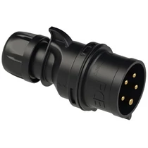 Pce dugvilla lengő 32A/5P 400V fekete IP44 PCE 025-6x (Dfh-324)