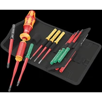 Csavarhúzó készlet cserélhető 15-darabos 1000V Kraftform Kompakt VDE WERA 05006611001