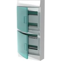Kiselosztó falon kívüli. átlátszó ajtóval, PE/N-sínnel4 x 12-modul (48mod) IP41 41P18X22A ABB 1SPE007717F0721