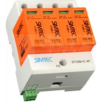Túlfeszlev. B+C 4P 230V 30kA ST30B+C/4-275 Simtec