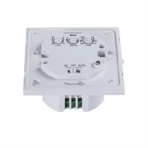 Mozgásérzékelő 180° süllyesztett fehér, szerelvénydobozba rakható,  mikrohullámú IP20 5s-8min, 3-2000lux, max.: 1200W  (SKU-5083) 23453
