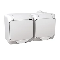 Cedar Plus 162/2 dupla dugalj IP44 fehér WDE000523