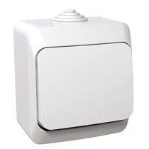 Cedar Plus 107 kereszt kapcsoló IP44 fehér WDE000570
