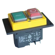 Biztonsági kapcsoló, 2P, IP54, 12A, nullfeszkioldóval  230VAC SSTM-02