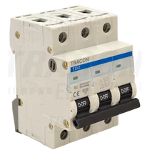 Kismegsz. 3P D  63A 6kA TDZ-3D-63A Tracon ( 4 / csomag )