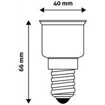 Átalakító foglalat E14-E27 Entac CEN-E14-E27