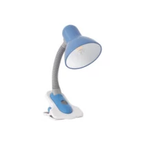 Csiptetős lámpa, kék kapcsolóval 1xE27 foglalattal, 7152 SUZI HR-60-SR