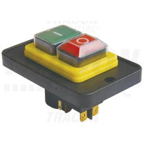 Biztonsági kapcsoló, 5P, IP54, 12A, nullfeszkioldóval  230VAC SSTM-025
