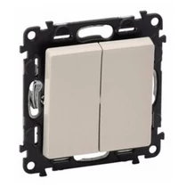 Valena Life 106+6 dupla váltókapcsoló krém IP20 752208