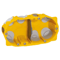 Gipszkarton doboz 65mm kettes 08022