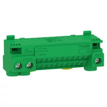 Elosztóblokk 3x25mm2 + 21x4mm2 zöld LGYT1E24