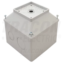 Tokozat, Tracon görgőskapcsolókhoz, 20A, 25A, 32A, 63A, szürke IP44  TK/T2+F1/ TK/T3+F3/