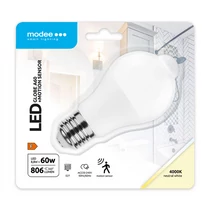 Led E27 8,8W normál 806lm 4000K infravörös mozgásérzéklővel 200° MSL-G4000K8,8WE27-PIR