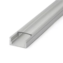 Aluprofil  + matt fedél, 12mm ledszalaghoz 2m/db (2000x17x8mm) CLW67612M