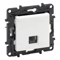 Niloé Step telefon csatlakozó betét közp. fedéllel RJ11 fehér LEGRAND 863155