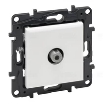 Niloé Step antenna aljzat TV végzáró "F" végzáró süllyesztett fehér 863175